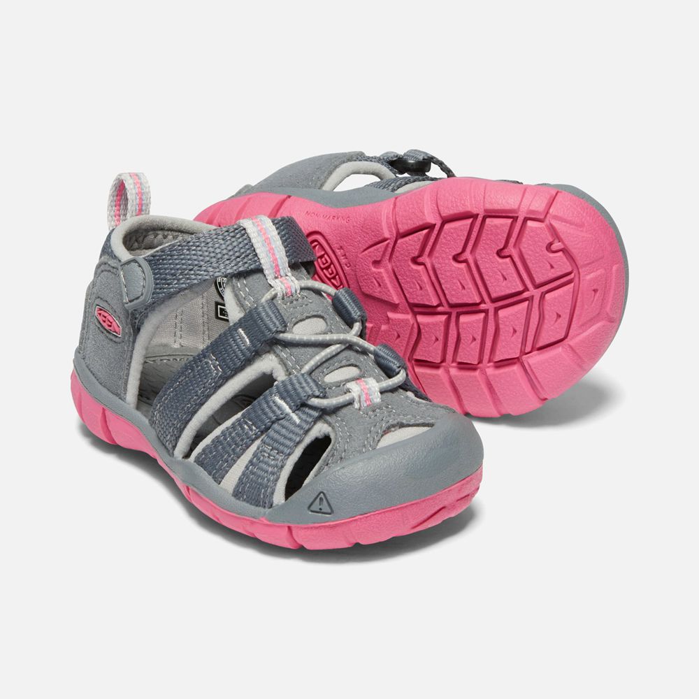 Keen Sandaal Kinderen Grijs/Roze - Seacamp Ii Cnx - 48763-ZCLM